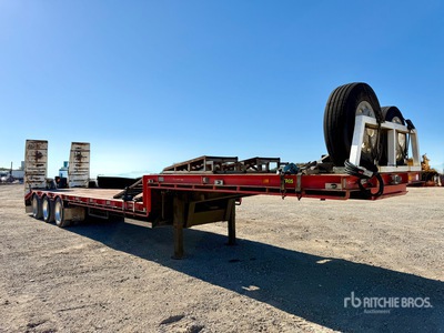 1991 Boomerang 13.7 m Tri/A Single Drop Step Deck Trailer