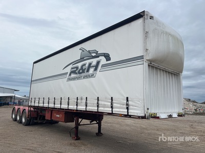 2005 Haulmark 8.5 m Tri/A Turntable B-Double Lead Remolque con Lona