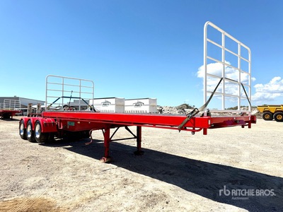 2004 Haulmark 7.2 m Tri/A B-Double Lead Flatbed Trailer