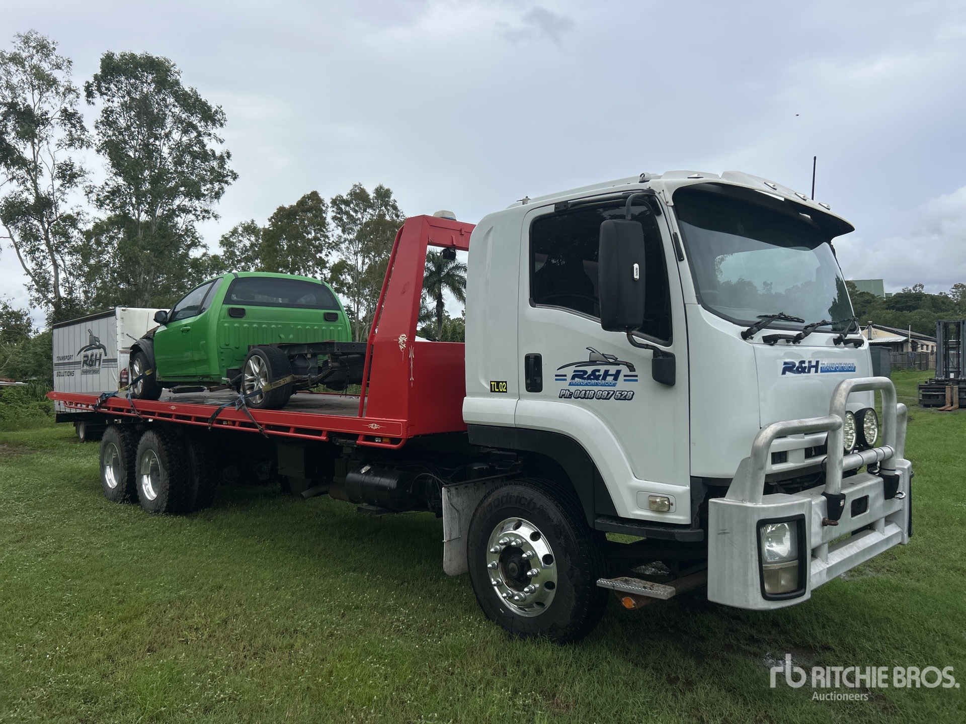 2008 Isuzu FH FVZ 6x4 Sleeper Autocarro con pianale rollback
