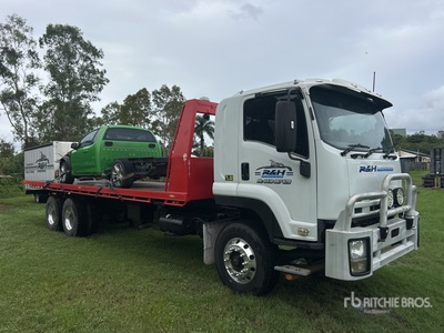 2008 Isuzu FH FVZ 6x4 Sleeper Autocarro con pianale rollback