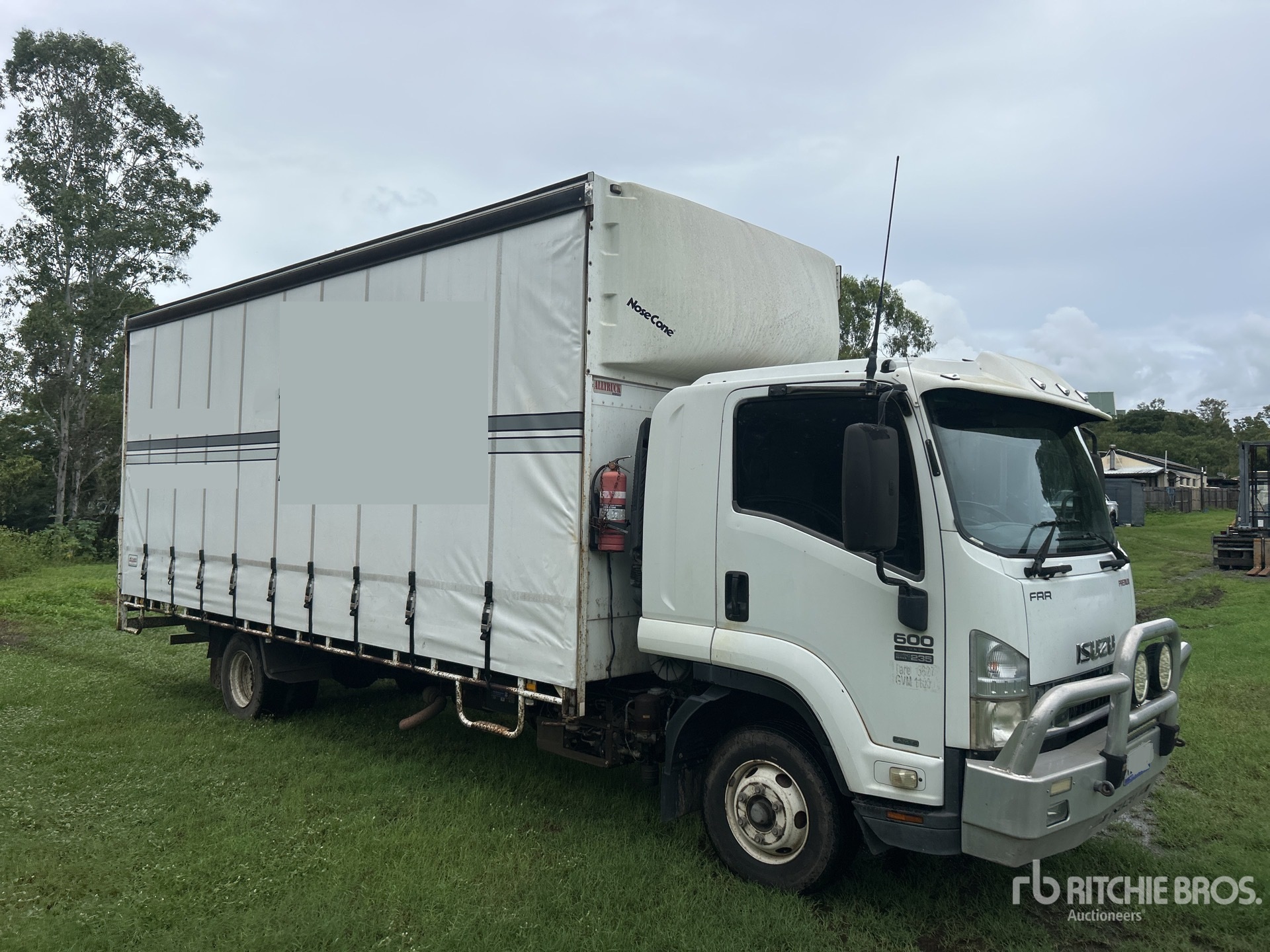 2012 Isuzu FRR 4x2 Curtain Side Truck
