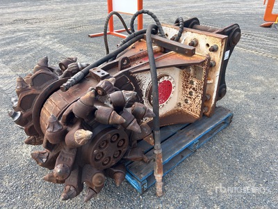 2020 Atlas ER-1500 850 mm Q/C Drum Cutter エクスカベーター用アタッチメント - その他