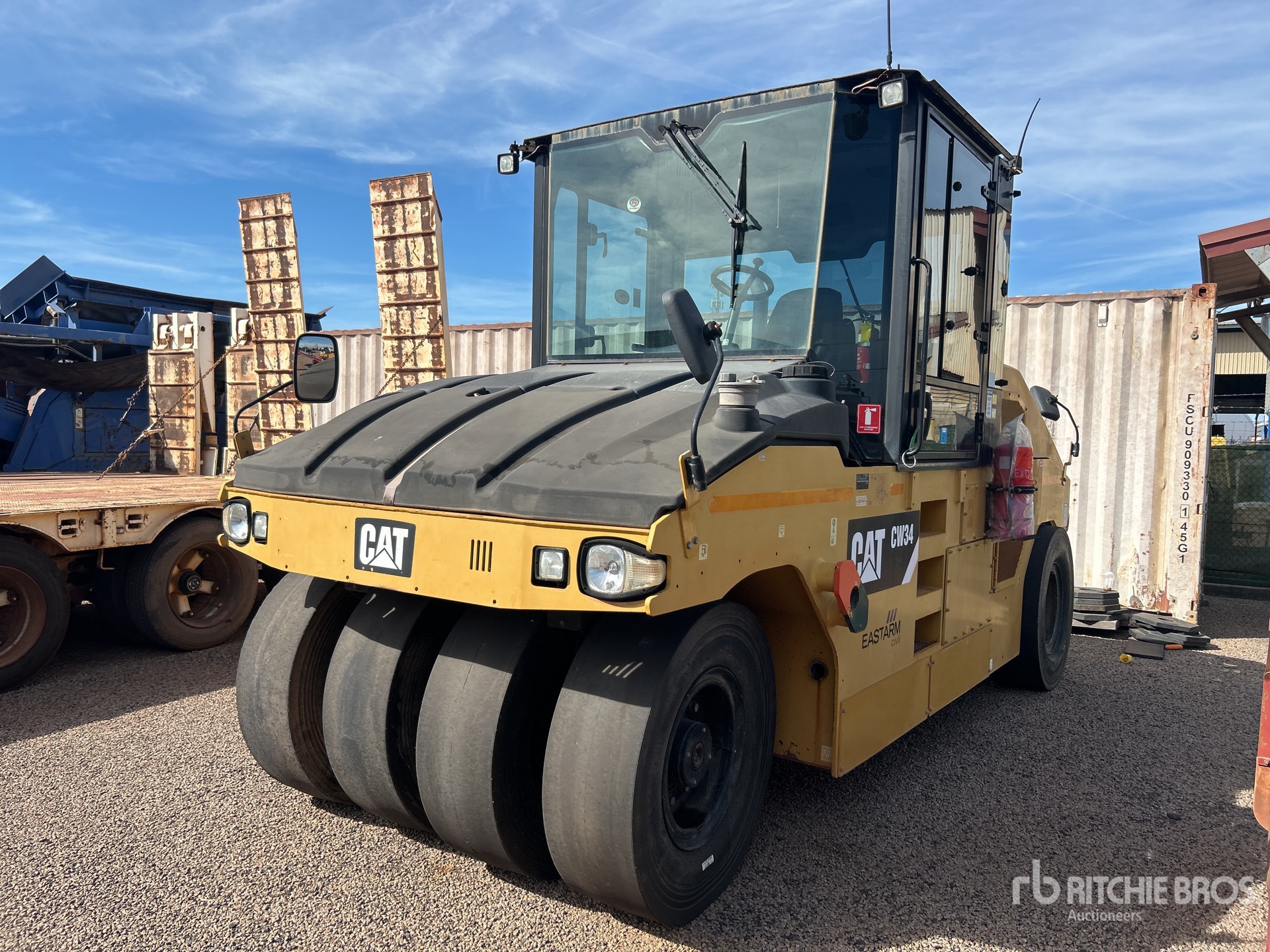 2013 Cat CW34 8 Wheel Compactador de Ruedas