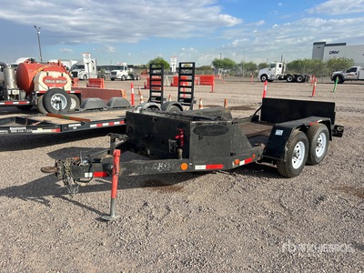 1984 Fleming 12 ft T/A Tilt Deck Trailer