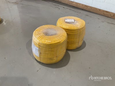 Quantity of (2) 220mtr x 10mm Polysteel Rope Cable