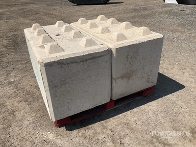Quantity of (2) Concrete Blocks