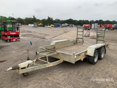 2015 Indespension PL3500 3 m T/A Equipment Trailer