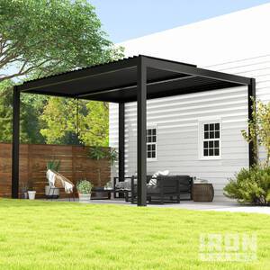 Chery Industrial Aluminum Pergola Kit w/ Adjustable Roof (Unused)