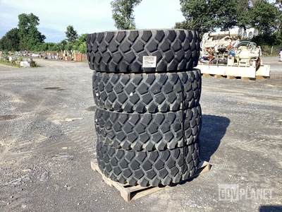 (4) Michelin 16.00R20 Tires
