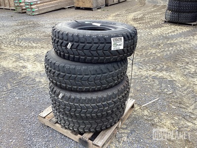 (4) Goodyear 37x12.50R16.5LT Tires