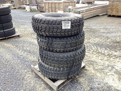 (4) Goodyear 37x12.50R16.5LT Tires