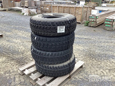 (4) Goodyear 37x12.50R16.5LT Tires