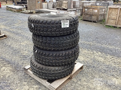 (4) Goodyear 37X12.50R16.5LT Tires