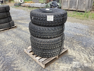 (4) Goodyear 37X12.50R16.5LT Tires