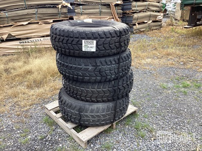 (4) Goodyear 37x12.50R16.5LT Tires