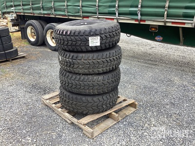 (4) Goodyear 37x12.50R16.5LT Tires