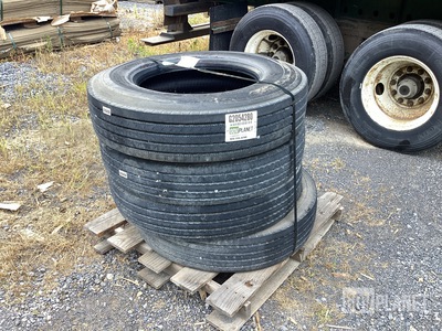 (4) Dunlop 10R22.5 Tires