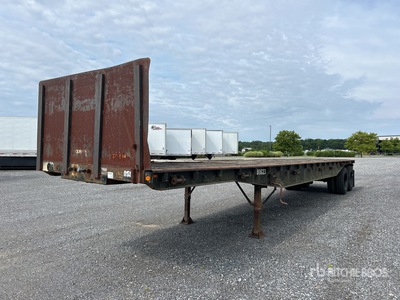 1980 Pullman 42 ft T/A Flatbed Trailer