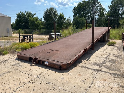 1980 Nabors 40 ft Tri/A Flatbed Trailer