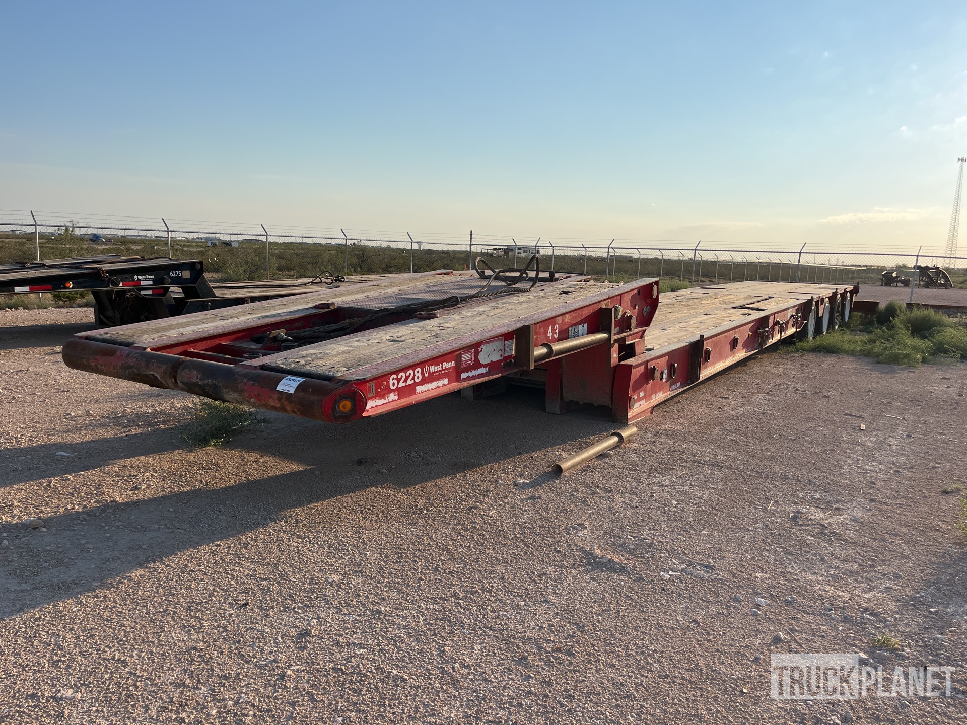2013 Kalyn FG0-4 60T 60 ton 45 ft Quad/A Lowboy Oilfield Trailer