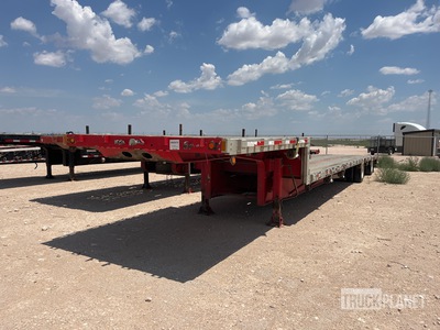 2013 Doonan 532MBCGCHEKZ 80000 lb 53 ft T/A Spread Axle Single Drop Przyczepa z pokładem schodkowym