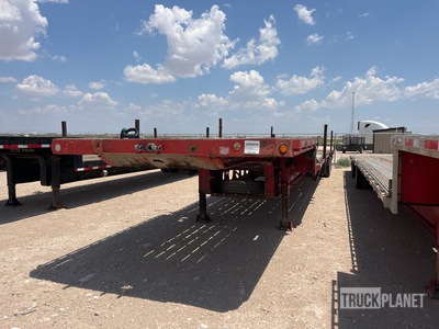 2002 Lufkin PM-DF Tri/A Single Drop Rimorchio a pianale