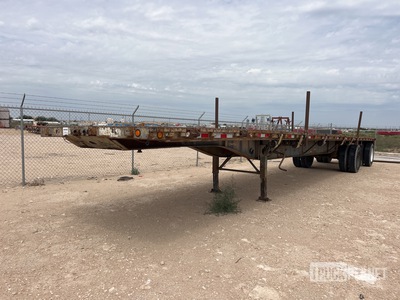 1991 Lufkin 48 ft T/A Spread Axle フラットベッドトレーラー