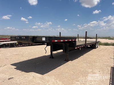 1973 Lufkin 42 ft T/A Single Drop Rimorchio a pianale