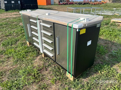 2025 Steelman 7 ft 10-Drawer Stainless Steel Ławka robocza (Unused)