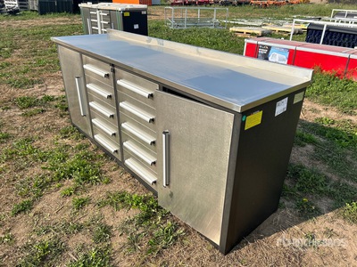 2025 Steelman 7 ft 10-Drawer Stainless Steel Ławka robocza (Unused)