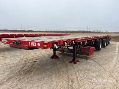 2013 Manac 53 ft Quad/A Flatbed Trailer