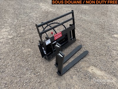 2025 GIYI GY-CYHC Fourche Laterale Pour Mini Chargeur (Non Utilise) Mini Side Shift Forks (Unused)