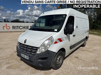 2013 Renault Master DCI 100 Vehicule Utilitaire Cargo Van (Inoperable)