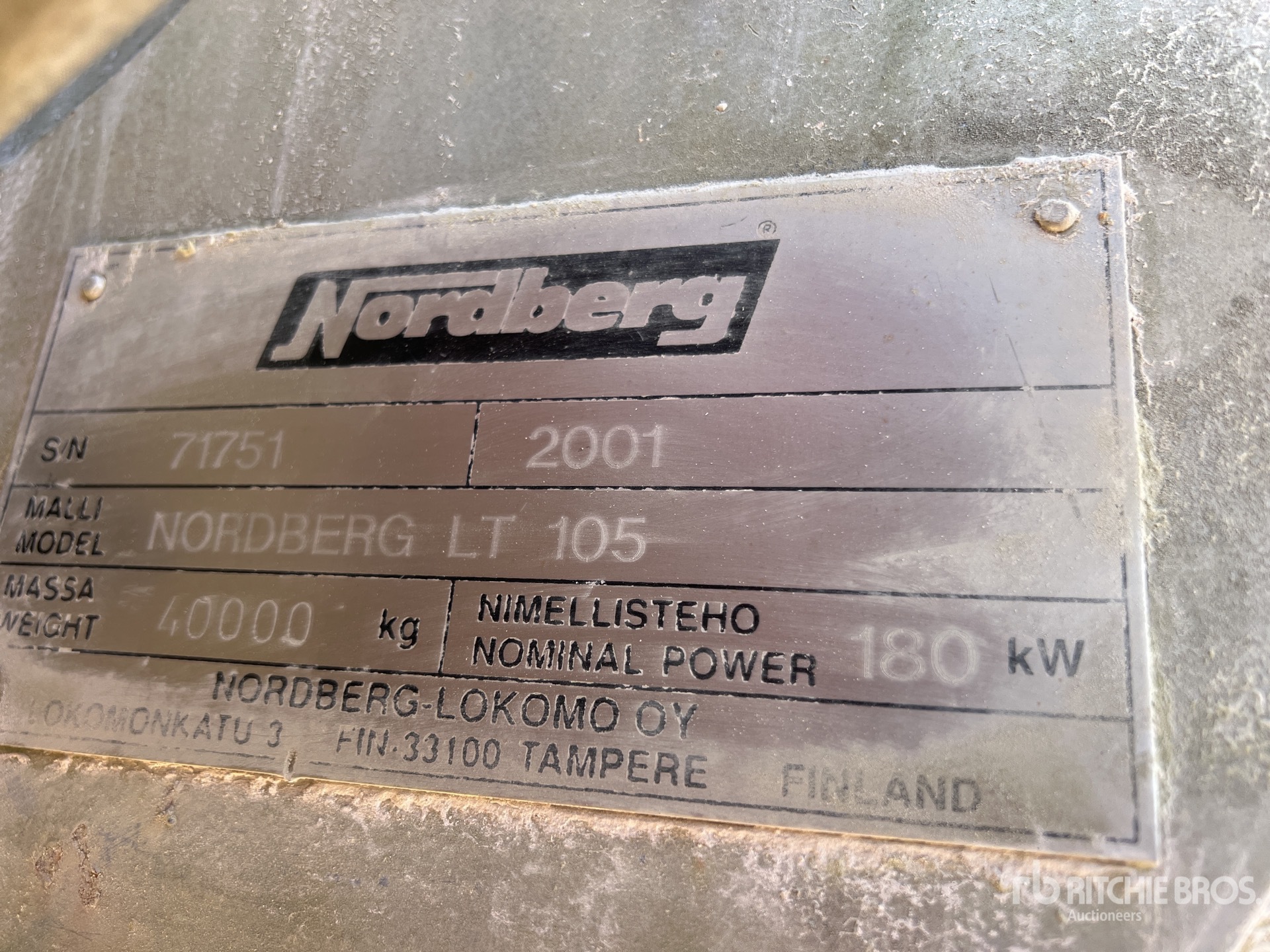 2001 Nordberg LT105 Concasseur machacadora de impacto