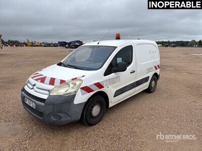 2009 Citroen Berlingo 1.6HDI Vehicule Utilitaire Cargo Van (Inoperable)