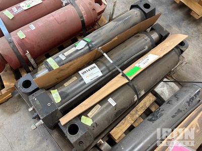 Quantity of (4) Manitex Boom Cylinder Hydraulic Parts (Unused)