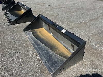 Mid-State 74 In Low Profile Skid Steer Bucket