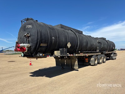 2007 Heil 8850 gal Super B-Train Lead Tanker Trailer