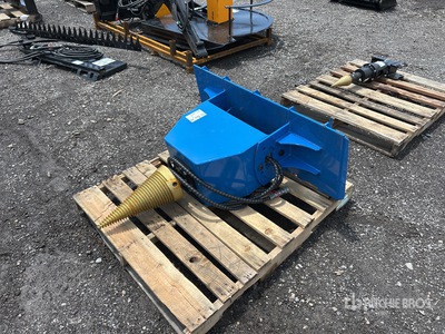 2025 GIYI GY-LS43B 46 in Skid Steer Wood Splitter (Unused)