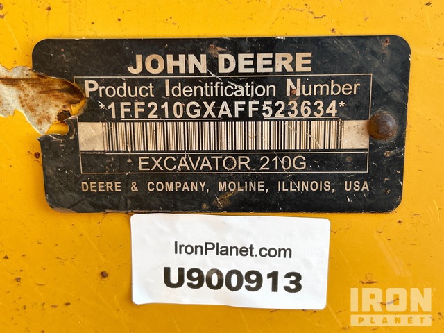 EXCAVADORA 2015 JOHN DEERE 210G