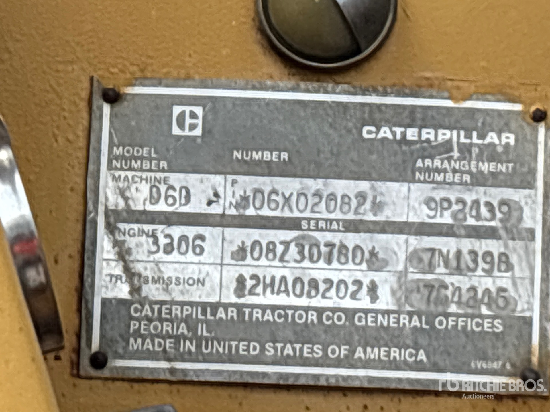 1985 Cat D6D LGP Crawler Dozer