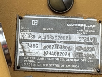 1985 Cat D6D LGP ブルドーザー