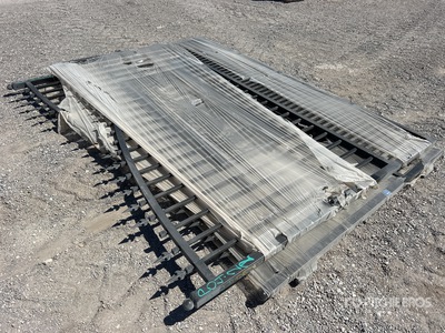 2025 SUNTOP S0720-1 20 ft Wrought Iron Bi-Parting Driveway Gate