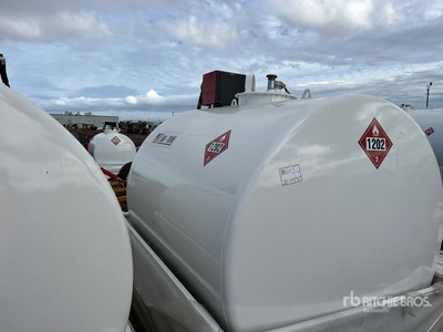 2025 AM Tank AM-TANK1000 1000 gal Skid Mounted Steel Fuel Tank (Unused)