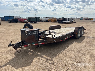 2014 PJ Trailers 21 ft T/A Remorque Basculante Pour Équipement
