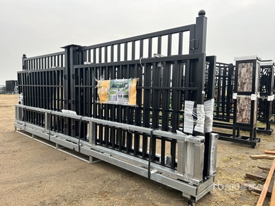 Quantity of (3) 2025 Suihe NFG-20FC-3 20 ft Bi-Parting Driveway Gate
