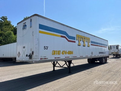 2000 Manac 53 ft x 102 in T/A Van Trailer