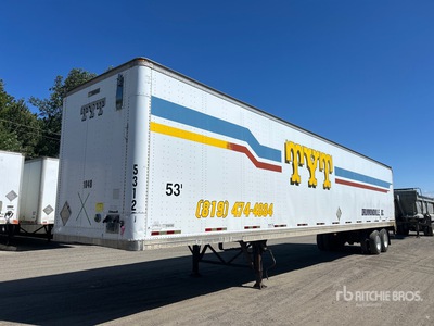 2000 Manac 94253002 53 ft x 102 in T/A Van Trailer