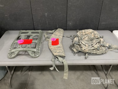 (37) Frames, (33) Molded Waist Belts, (28) Assault Packs & Assorted Items
